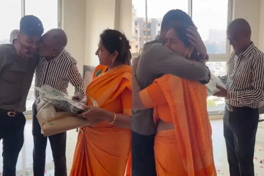 Ashish Jain surprises his parents by gifting them a flat in Mumbai, captured in a viral emotional video