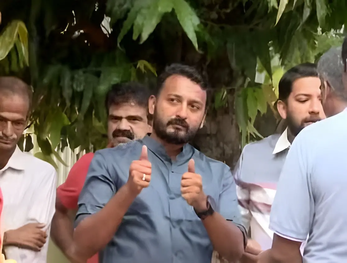 രാഹുൽ മാങ്കൂട്ടത്തിൽ | Photo: Screengrab/ Mathrubhumi News