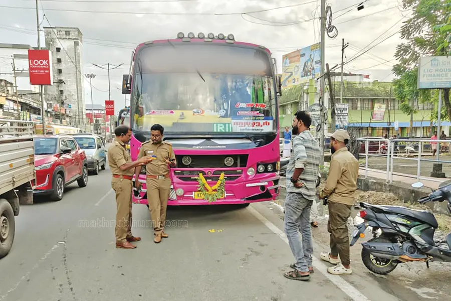 Kerala MVD suspends private bus driver for skipping approved route and speeding off in Thrissur