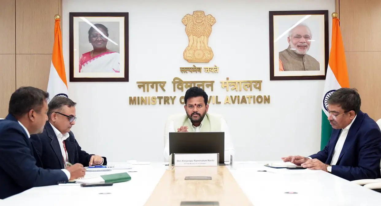 Union Minister of Civil Aviation Kinjarapu Ram Mohan Naidu | Photo: ANI
