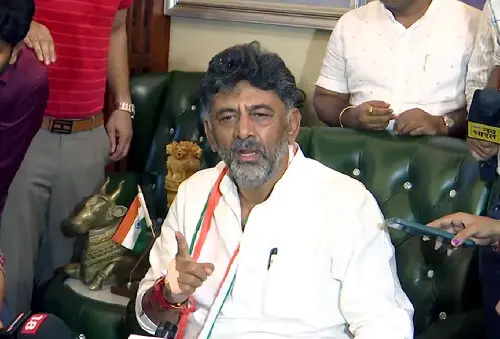 Karnataka Congress Chief DK Shivakumar.| Photo: ANI