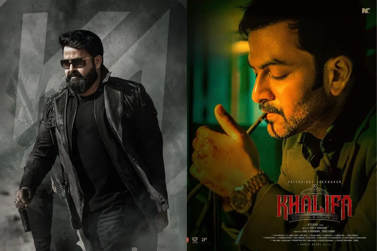 മോഹൻലാൽ, ഖലീഫ എന്ന ചിത്രത്തിന്റെ പോസ്റ്റർ | ഫോട്ടോ: Facebook