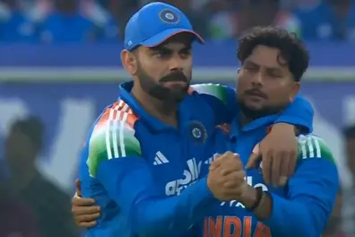 Kohli and Kuldeep’s bromance lights up the internet – witness the epic salsa adieu for Corbin Bosch | VIDEO