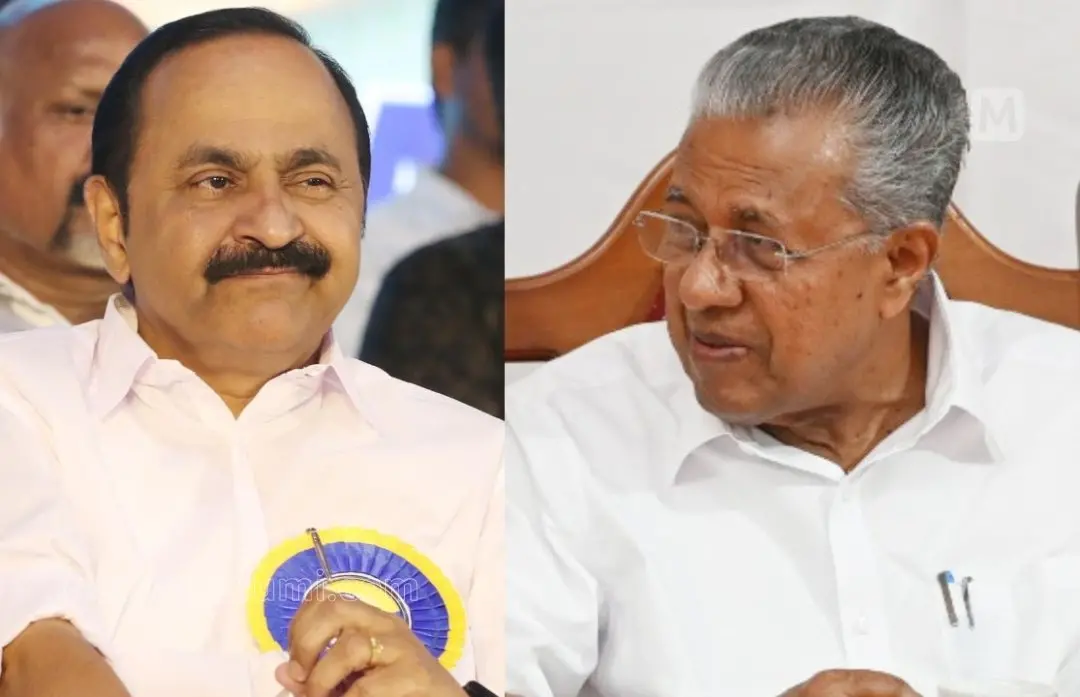 പ്രതിപക്ഷ നേതാവ് വി.ഡി. സതീശൻ | Photo: Biju Paravath, Mathrubhumi | മുഖ്യമന്ത്രി പിണറായി വിജയൻ | Photo: Sreekesh S, Mathrubhumi