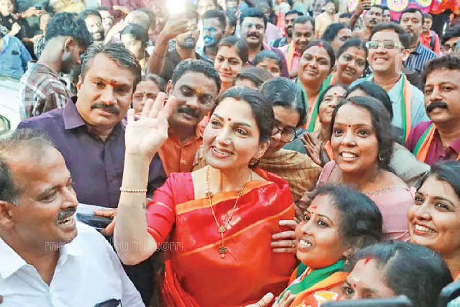 തദ്ദേശ തിരഞ്ഞെടുപ്പിൽ എൻഡിഎ മികച്ച ജയം നേടും, LDF സർക്കാർ വട്ടപ്പൂജ്യം- ഖുശ്ബു