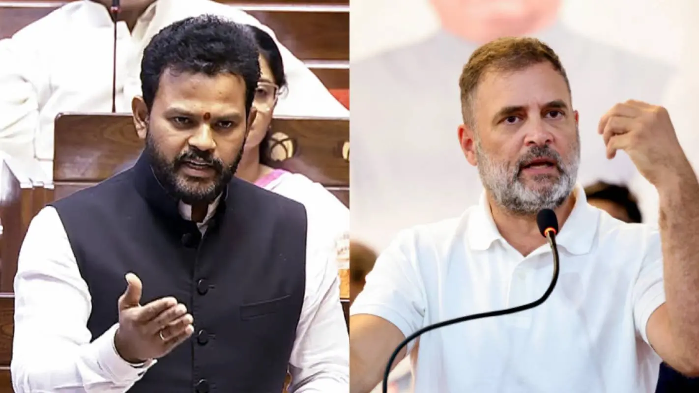 റാം മോഹൻ നായിഡു | Photo : ANI, രാഹുല്‍ ഗാന്ധി | Photo : PTI
