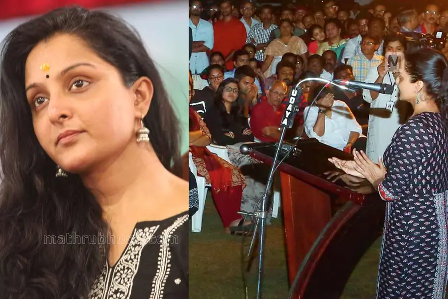 manju warrier speech actress attack case