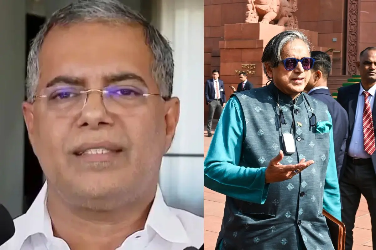 A. P. Abdullakutty, Shashi Tharoor (Photo: Mathrubhumi, PTI)