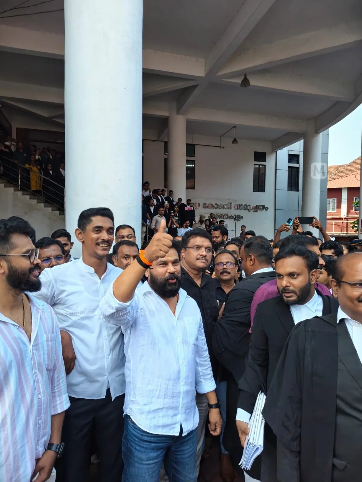 Dileep after getting acquitted in actress assault case | Photo: T K Pradeep Kumar/ Mathrubhumi
