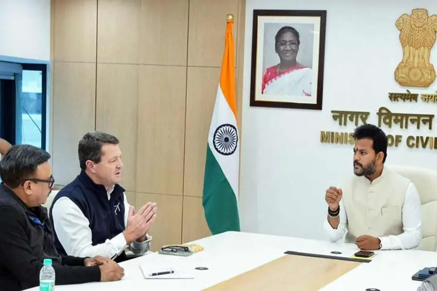 INDIGO CEO RAM MOHAN NAIDU MEETING