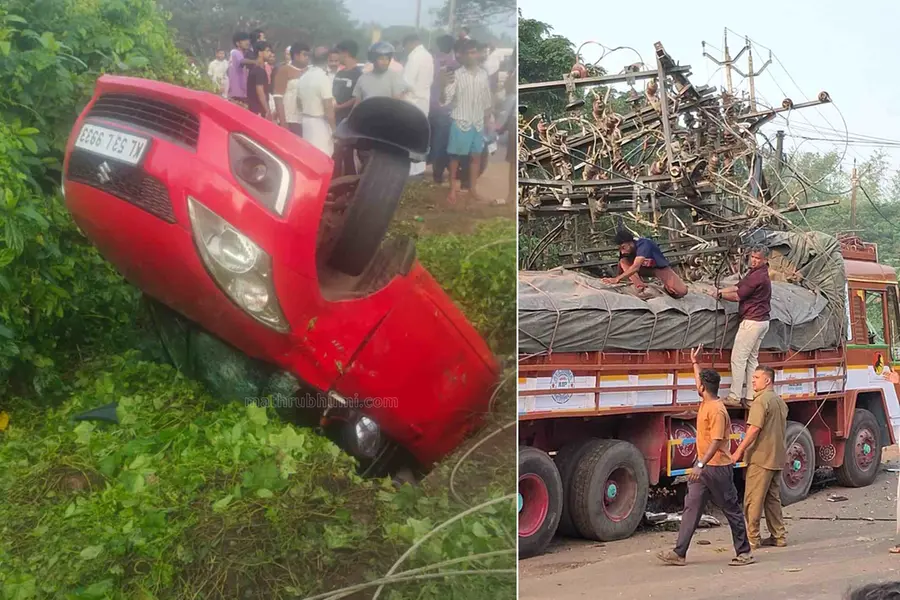 കോട്ടക്കല് പുത്തൂരില് നിയന്ത്രണംവിട്ട ലോറി വാഹനങ്ങള് ഇടിച്ച് തെറിപ്പിച്ചു; നിരവധിപേര്ക്ക് പരിക്ക്