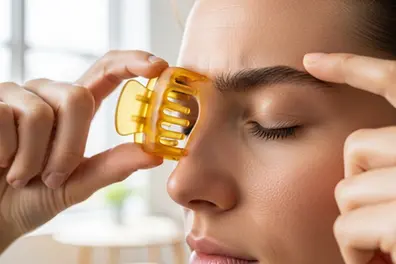 Claw clip on eyebrows for headache? Science explains the viral trend