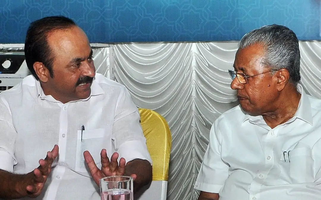 VD Satheesan, Pinarayi Vijayan | File photo: ANI