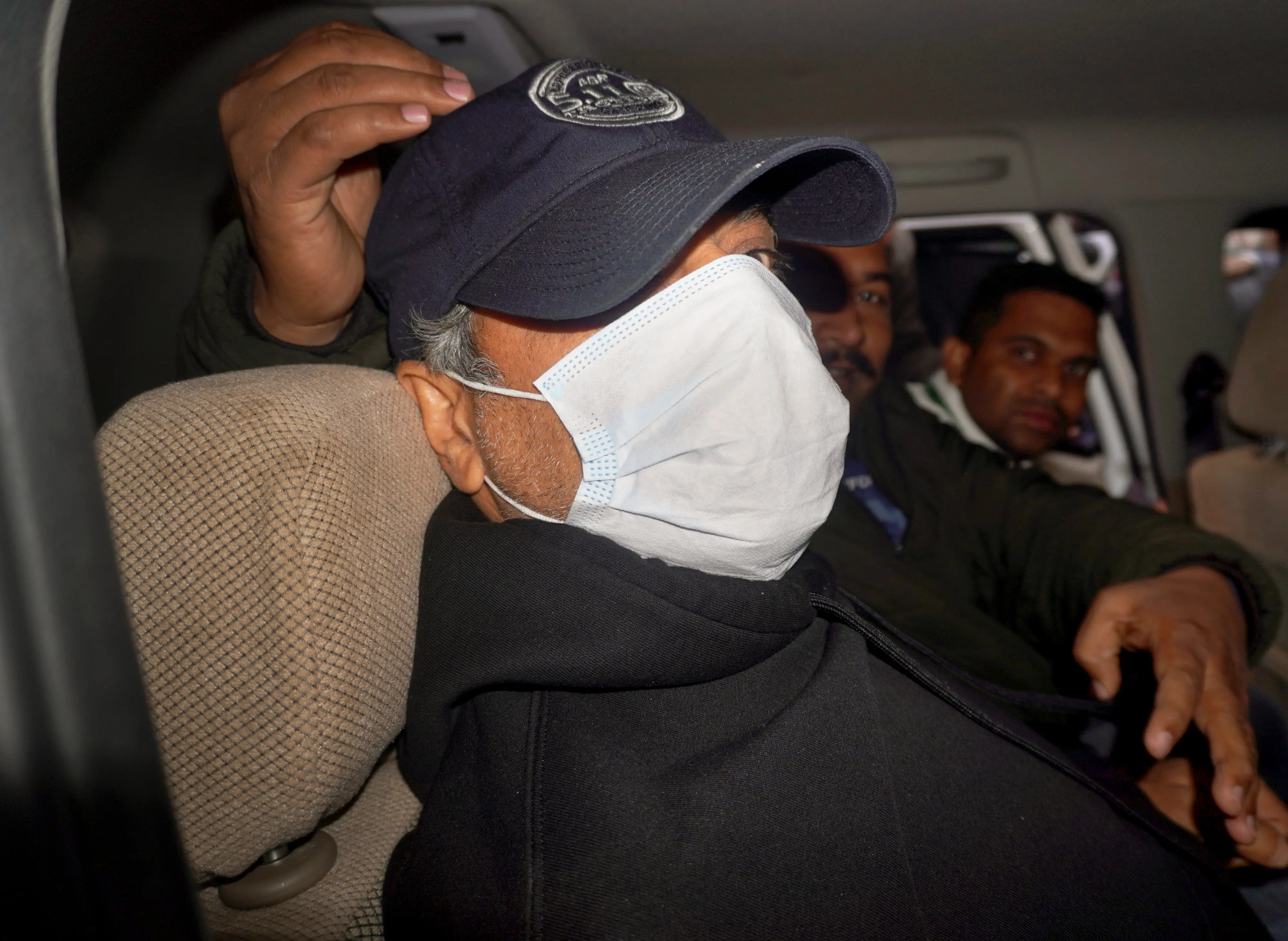 Goa Police bring Ajay Gupta, one of the four owners of the 'Birch by Romeo Lane' nightclub, to the Sunlight Colony Crime Branch office in New Delhi | Photo: PTI