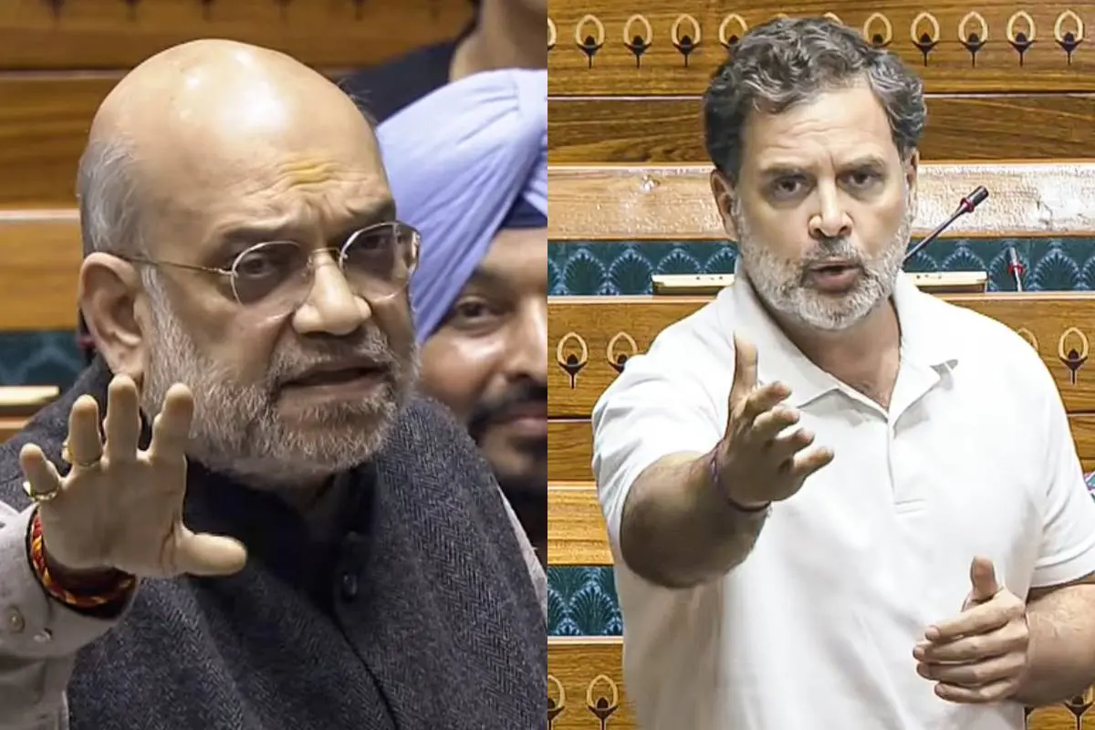 അമിത് ഷാ, രാഹുല്‍ ഗാന്ധി | Photo: PTI & ANI