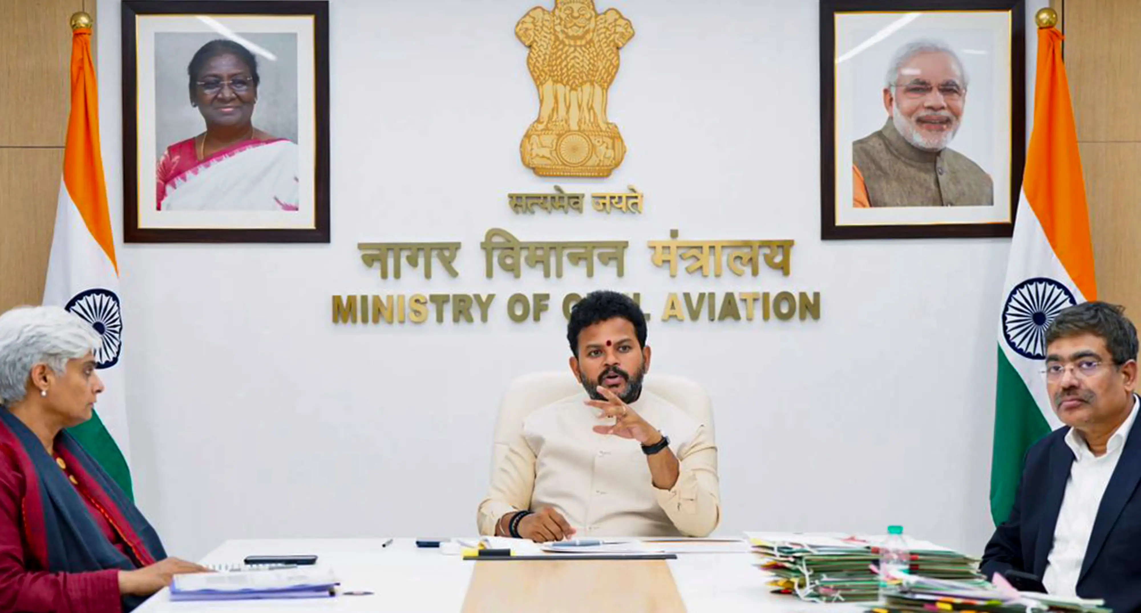 Civil Aviation Minister Ram Mohan Naidu | PTI