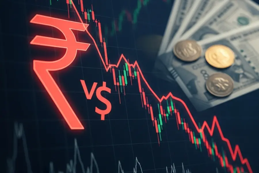 rupee dollar
