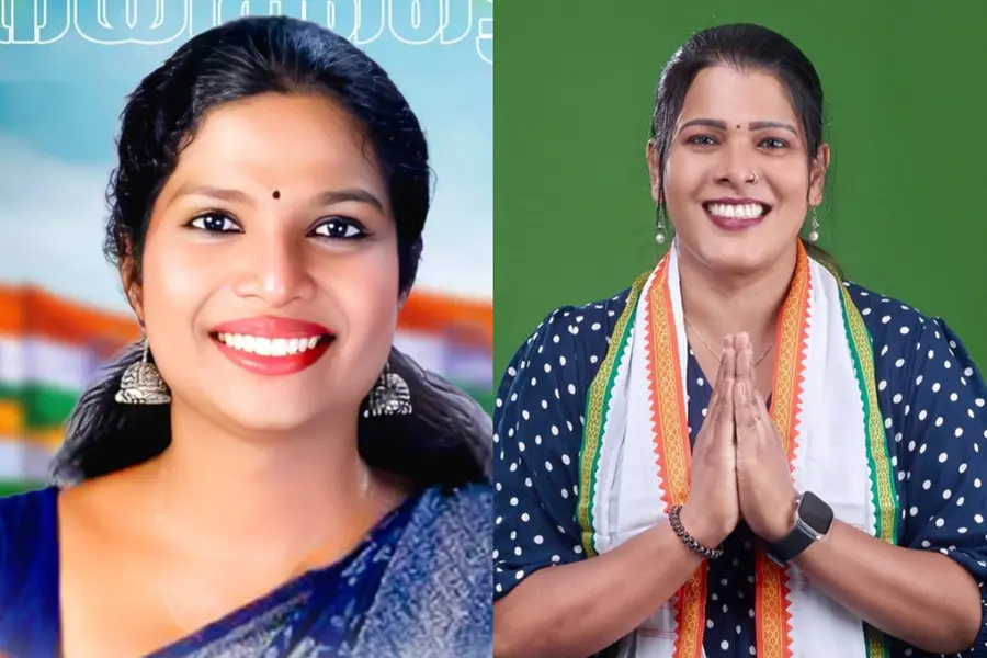 Congress transgender candidates in Kerala local body elections, Arunima M Kurup and Amaya Prasad