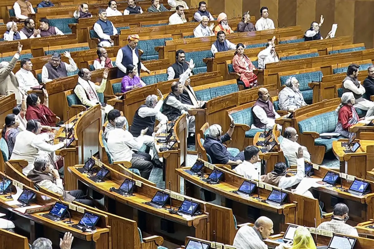 Congress has moved an adjournment motion on severe air pollution in the Delhi-NCR region. (Sansad TV/ANI Video Grab)