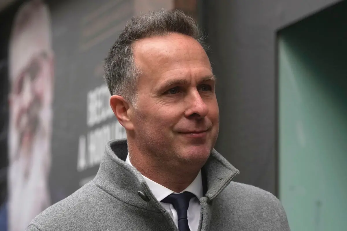 Former England captain Michael Vaughan. (AP Photo/Kin Cheung)