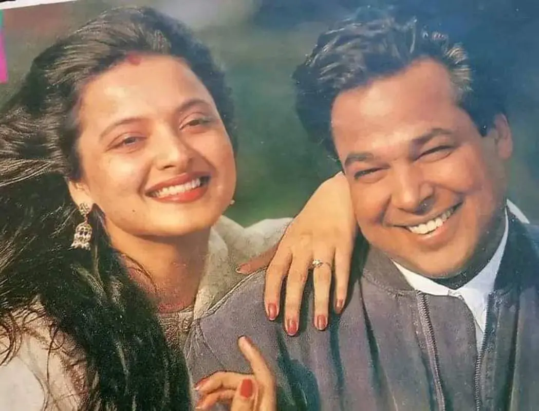രേഖയും മുകേഷ് അഗര്‍വാളും | Photo: facebook/ rekha fan page