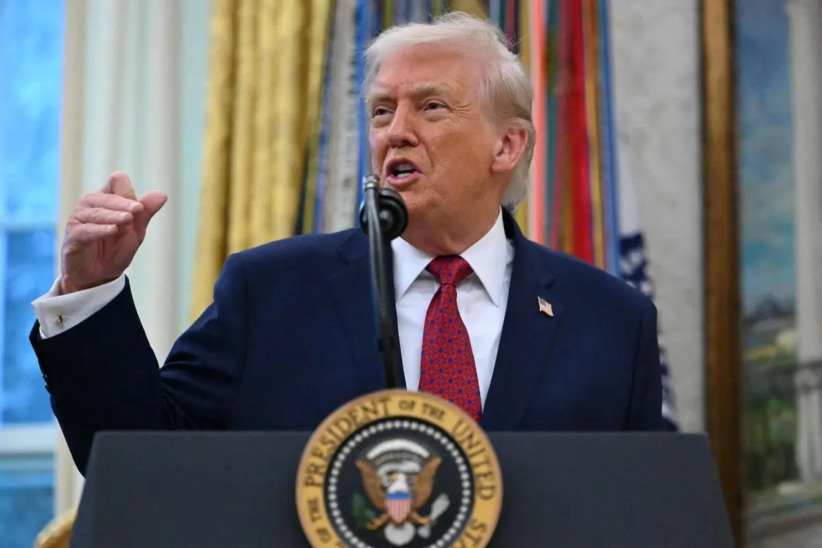 US President Donald Trump. AFP