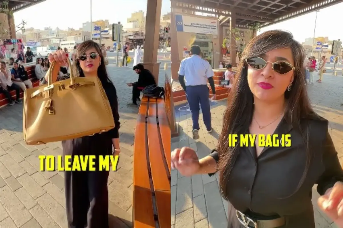 വൈറല് വീഡിയോയില് നിന്ന് | Photo: instagram/ bikergirldubai