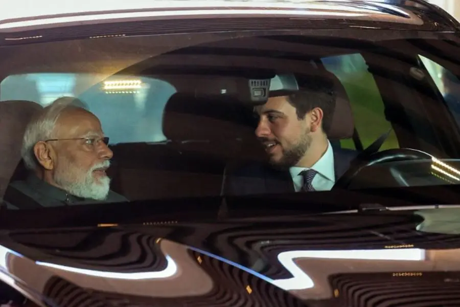 Narendra-modi-al-hussein-bin-abdullah