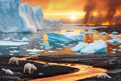From melting ice to orange rivers: the Arctic is transforming faster than expected