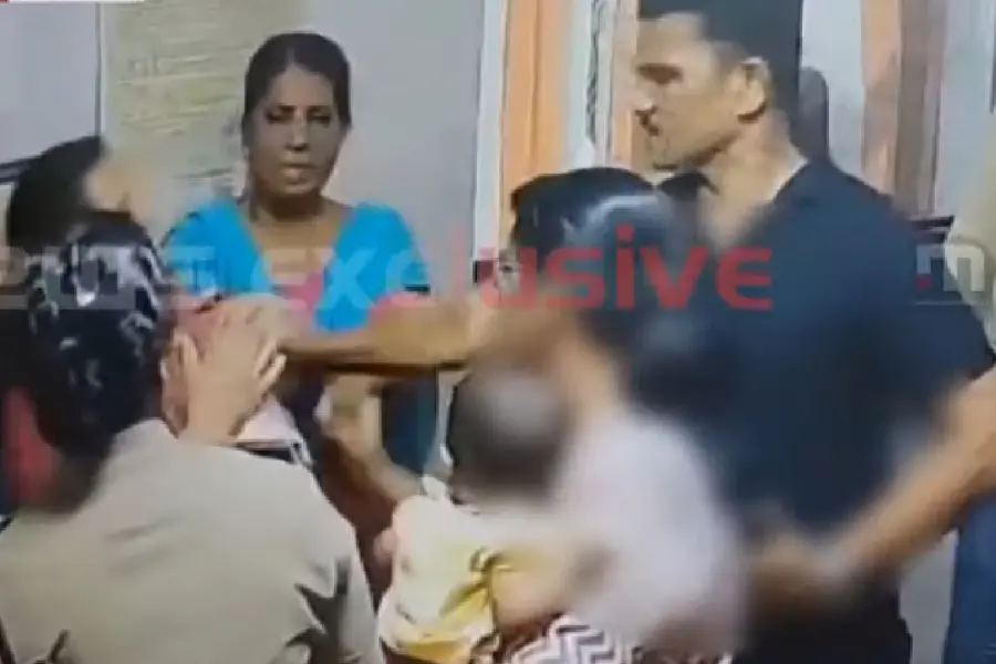 ഗർഭിണിയെ നെഞ്ചിൽ പിടിച്ച് തള്ളി, മുഖത്തടിച്ചു! പോലീസ് മർദനത്തിന്‍റെ ദൃശ്യങ്ങൾ പുറത്ത്