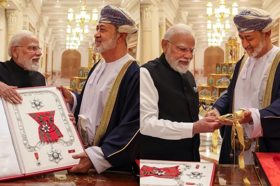 Narendra-Modi-Haitham-bin-Tarik