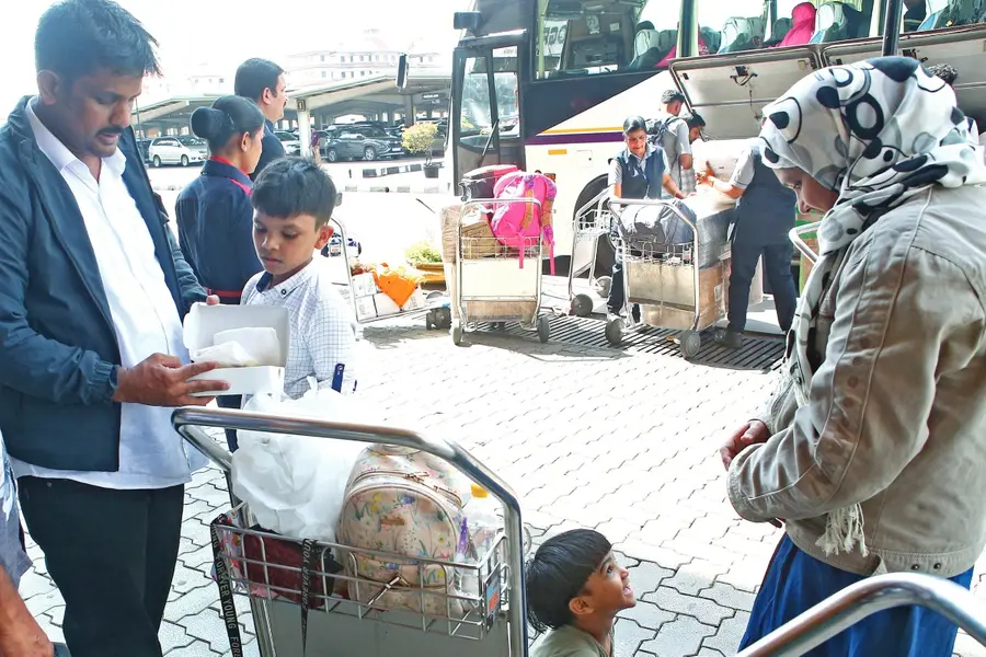 Passengers from a Jeddah flight recount the terrifying sound during takeoff,