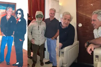 Epstein Files name public figures including Woody Allen and Noam Chomsky