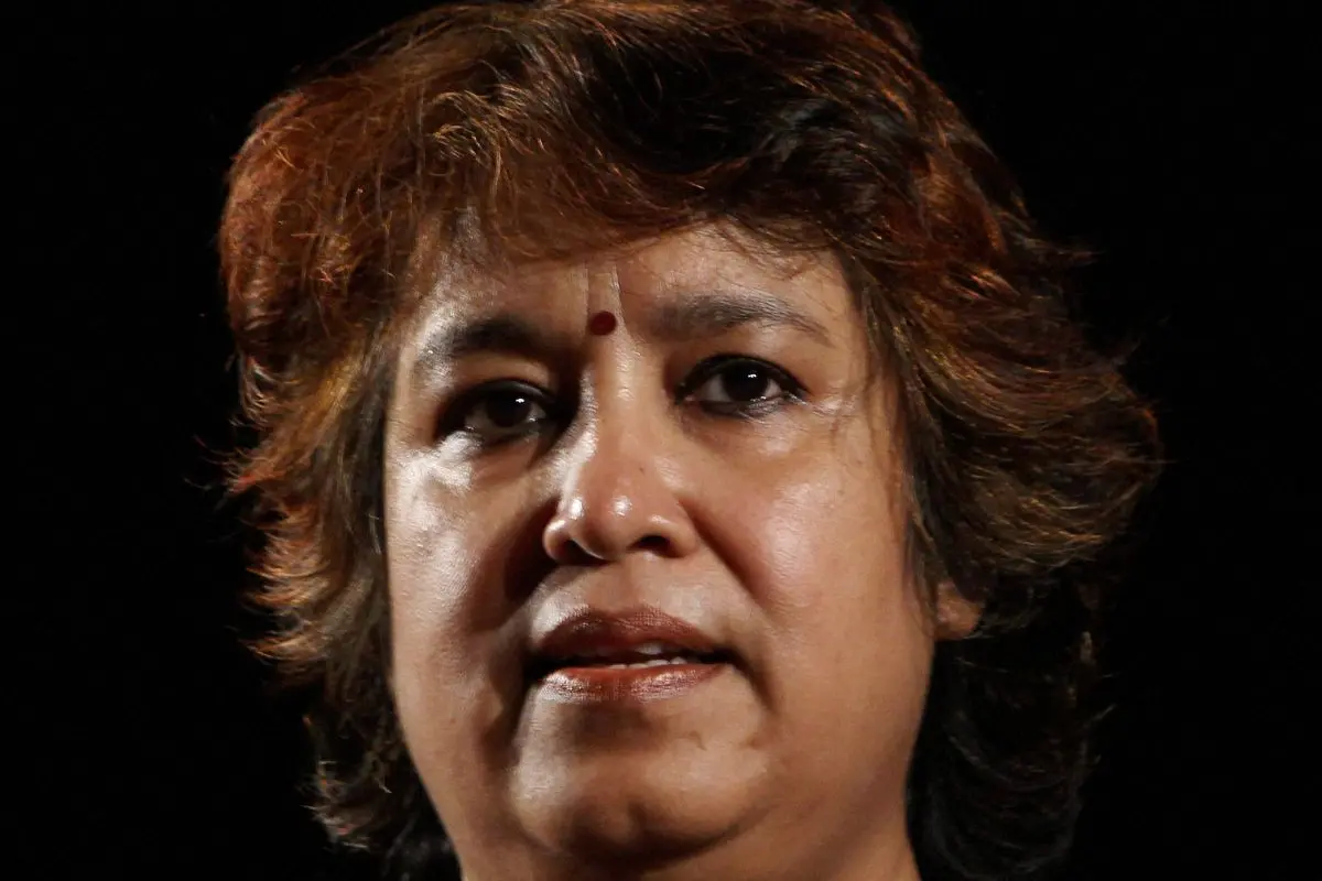 Writer Taslima Nasreen. PTI