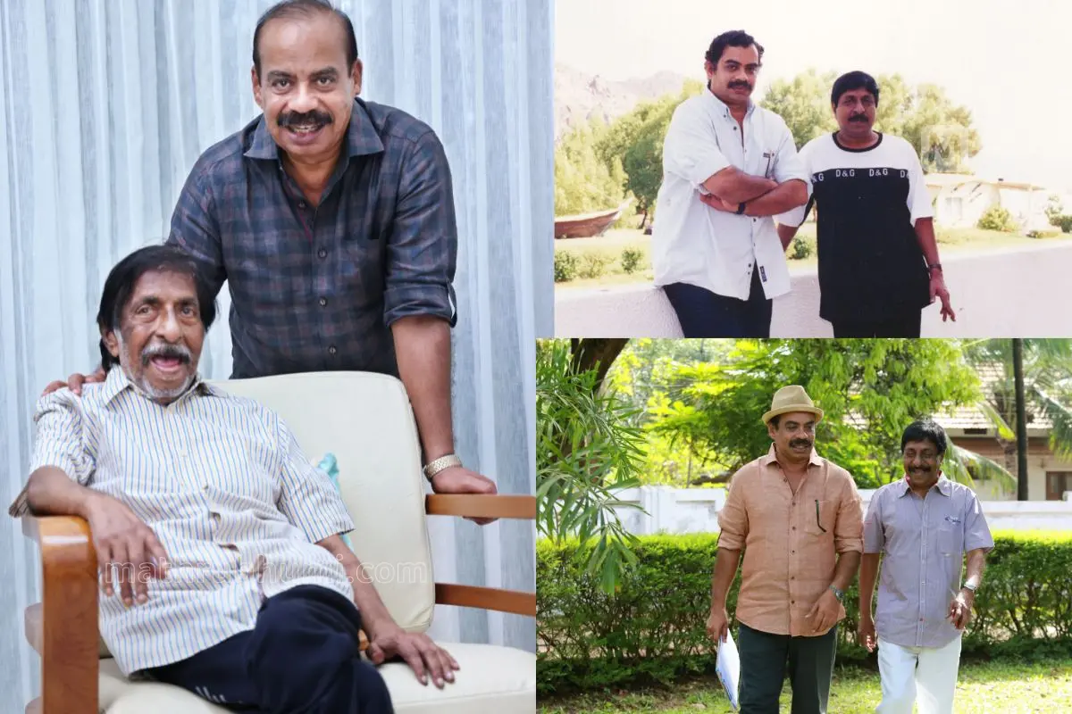 Sreenivasan, Sathyan Anthikad | Photo: Mathrubhumi Archives