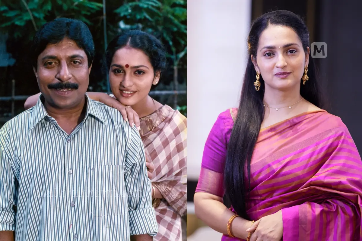 ശ്രീനിവാസനും സംഗീതയും ചിന്താവിഷ്ടയായ ശ്യാമളയില്, സംഗീത മാധവന് | Photo: Mathrubhumi