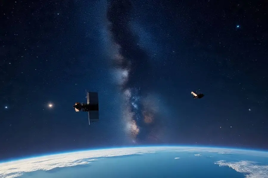 Near-Miss in Orbit