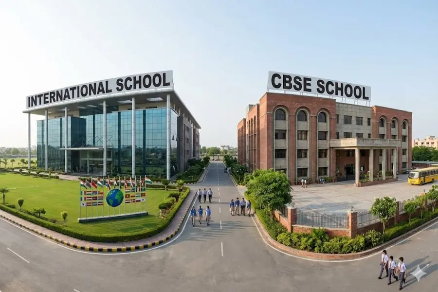 CBSE school and international school