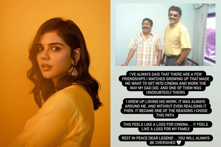 ‘One of the reasons I chose this path...’ Kalyani Priyadarshan reflects on Sreenivasan’s influence