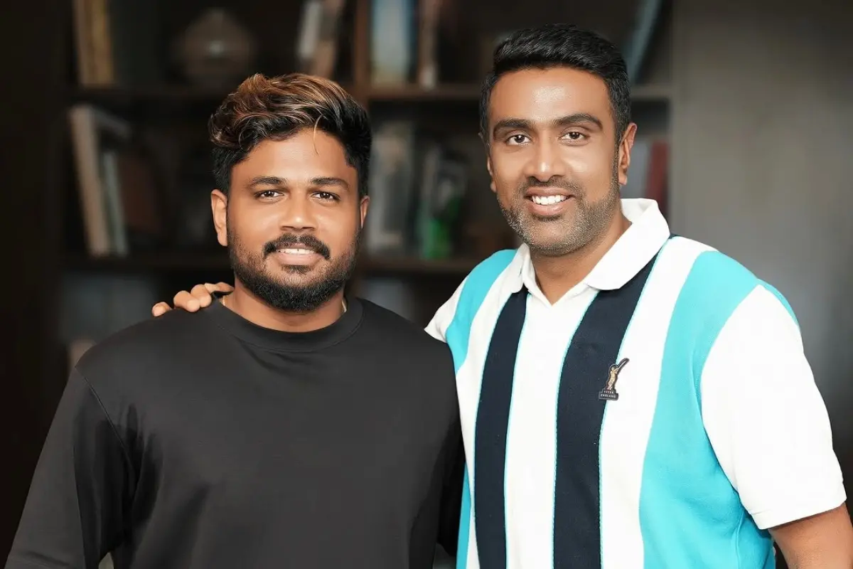 File Photo: Sanju Samson (L) and R Ashwin | @rashwin99 on Instagram