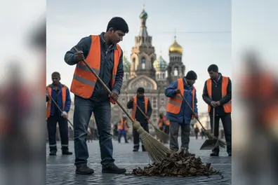 Indian migrants take up street cleaning jobs in Russia; one claims ex-IT, Microsoft experience