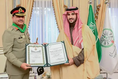 Pakistan Field Marshal Asim Munir receives Saudi Arabia’s highest civilian honour