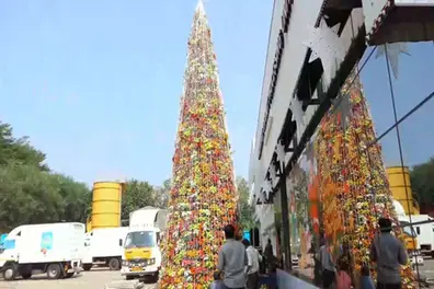 Kerala's organic Christmas tree: A 30-foot floral spectacle blooms in Malappuram