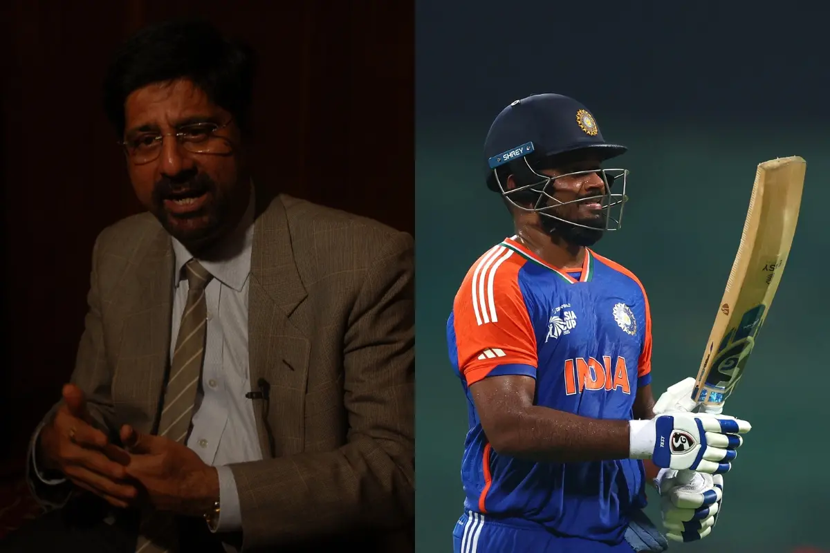 File Photo: K Srikkanth (L) and Sanju Samson | Sondeep Shankar and Francois Nel/Getty Images