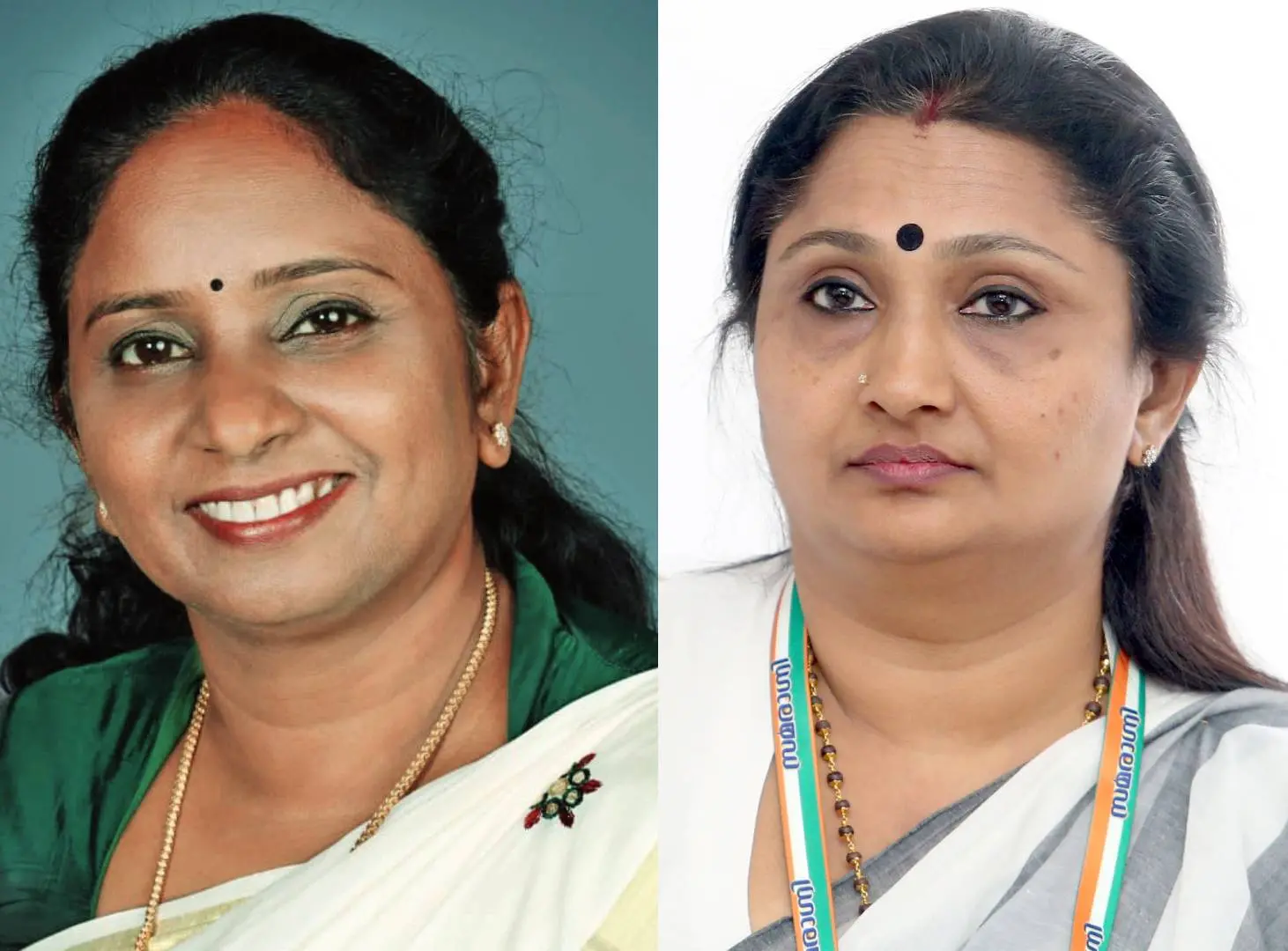 വി.കെ. മിനിമോൾ, ദീപ്തി മേരി വർഗീസ് | Photo: Mathrubhumi