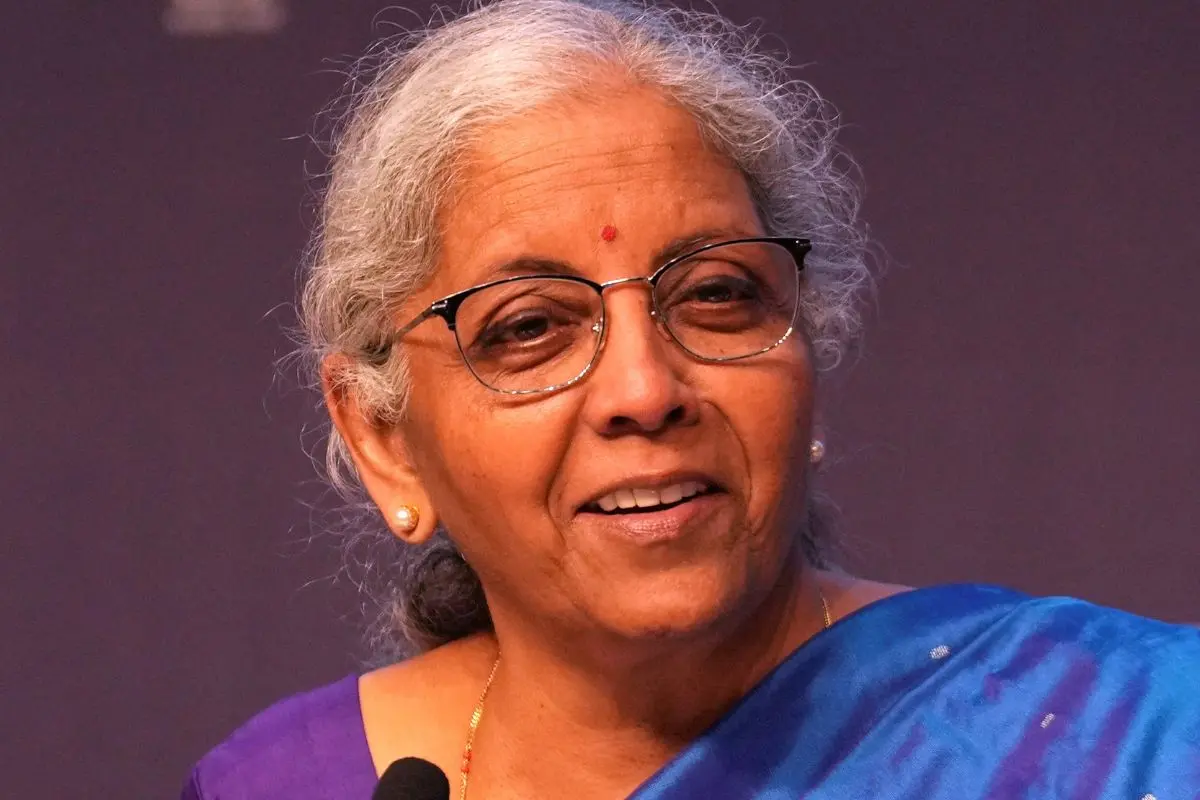 Union Finance Minister Nirmala Sitharaman addresses the media regarding the 56th GST Council meeting, in New Delhi, Wednesday, Sept. 3, 2025. (PTI Photo/Kamal Kishore)