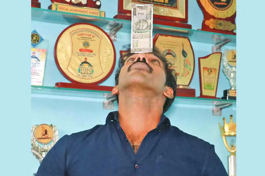 എന്തും താങ്ങും ഈ വിശ്വവിഖ്യാത മൂക്ക്; അഞ്ചുവർഷത്തിനിടെ അഞ്ചു ഗിന്നസുകൾ
