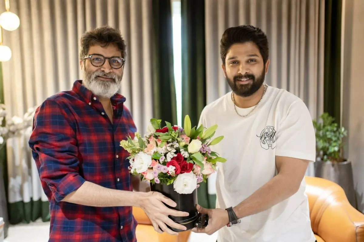 Trivikram Srinivas & Allu Arjun | Photo via sources