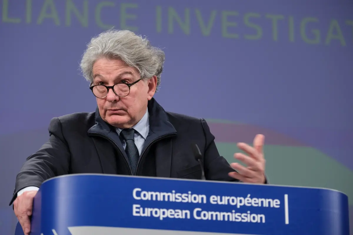 Former EU Commissioner for Internal Market Thierry Breton | Photo: Thierry Monasse/Getty Images