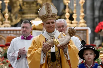 Pope Leo XIV celebrates first Christmas Eve Mass at St. Peter’s as faithful return to Bethlehem